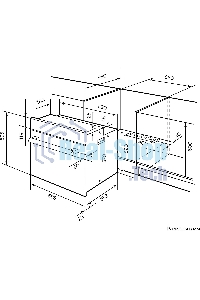 Духовой шкаф Электрический LEX EDM 6070С BL черный, встраиваемый