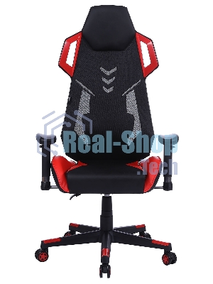 Кресло Cactus CS-CHR-090BLR черный, экокожа