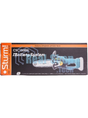 Аккумуляторная цепная пила б/щ Sturm!, 18 В, 1BatterySystem, шина 20 см, без ЗУ и АКБ CSC1808BL