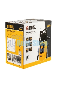 Моечная машина высокого давления Denzel R-170D, 2000 Вт, 170 бар, 360 л/ч, с барабаном