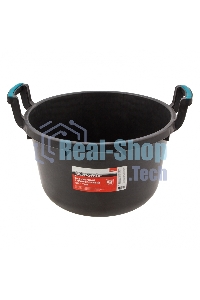 Таз круглый Matrix строительный гибкий с ручками, 30л 81465