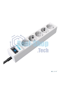Сетевой фильтр ZIS PILOT Surge protector Pilot SG5 5 outlets (GP), 10A/2.2kVt, automatic circuit-breaker, 5 m
