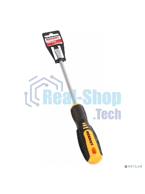 Отвертка шлицевая Rexant SL 8х150 мм, двухкомпонентная рукоятка