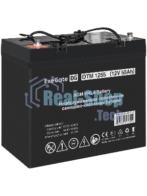 Батарея для ИБП ExeGate DTM 1255 (12V 55Ah, под болт М6)