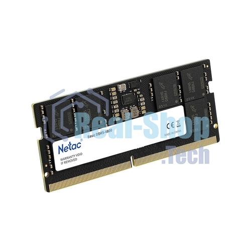 Оперативная память NETAC Basic, DDR5, 16GB (1x16GB), 4800MHz, CL40, DIMM