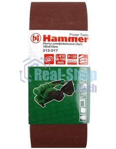 Лента шлиф. 100 Х 610 Р 100 по 3 шт. Haммer Flex SE 212-034 цена за упаковку 3шт.