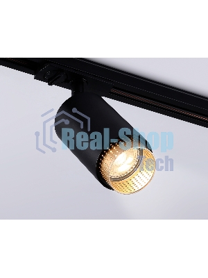 Трековый однофазный светильник Ambrella light GL5162 BK/GD черный/золото GU10 max 12W D60*190