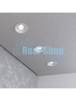 Светильник встраиваемый 7W 4200K WH белый 15266/LED