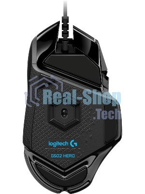 Мышь проводная Logitech G502 HERO черный, 25600 dpi, USB, кнопки - 11