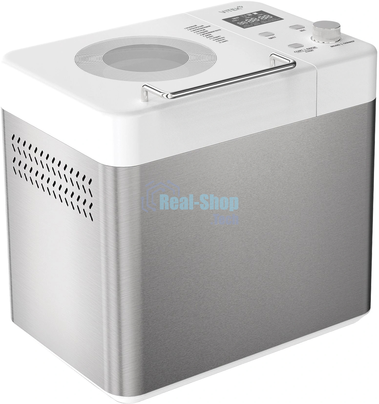 Хлебопечка Vitek VT-BM1302 белый, 650 Вт, 0.9 кг, 12 программ