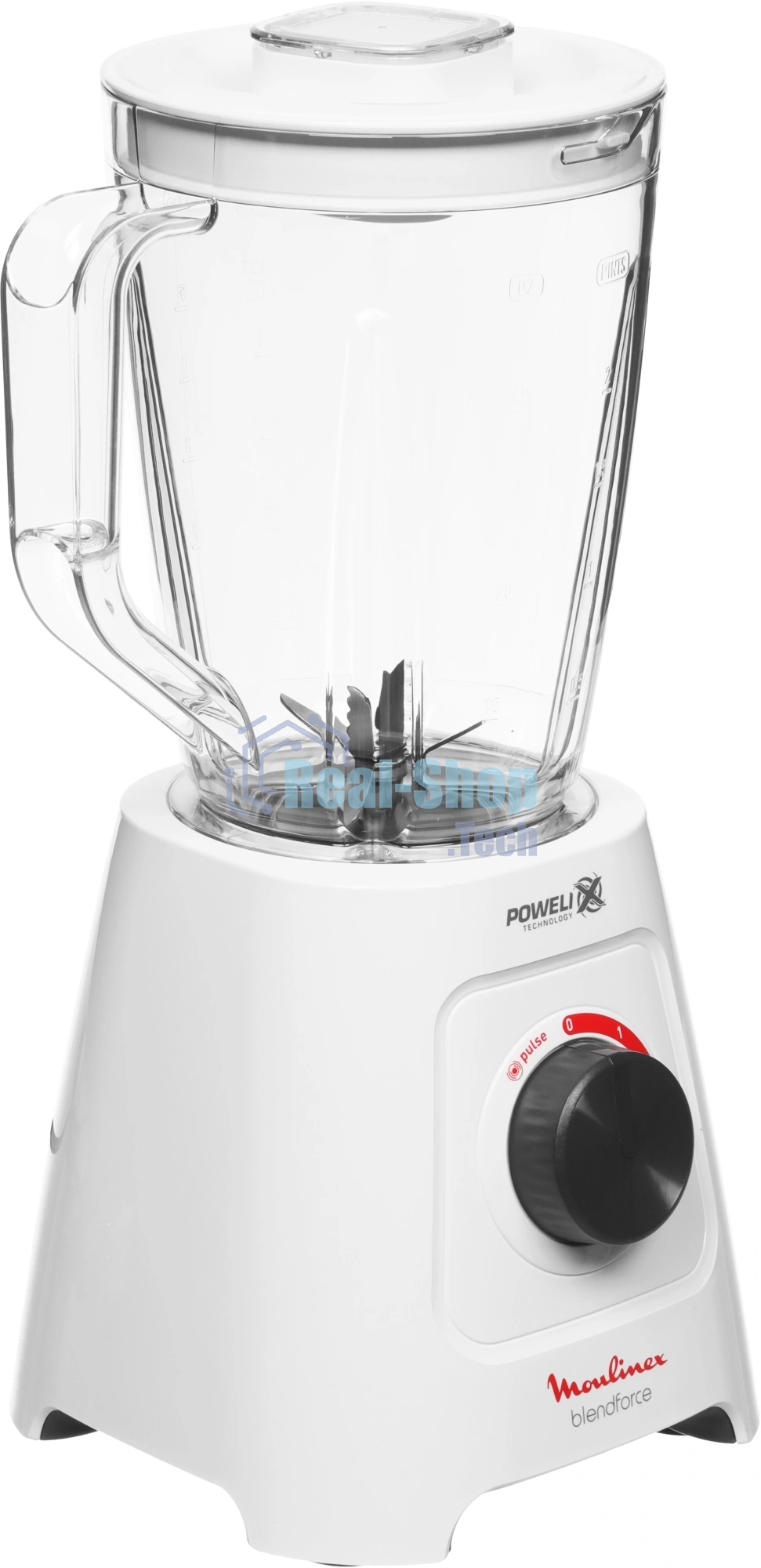 Блендер стационарный Moulinex Blendforce LM42Q110 белый, 600 Вт, 2 скорости