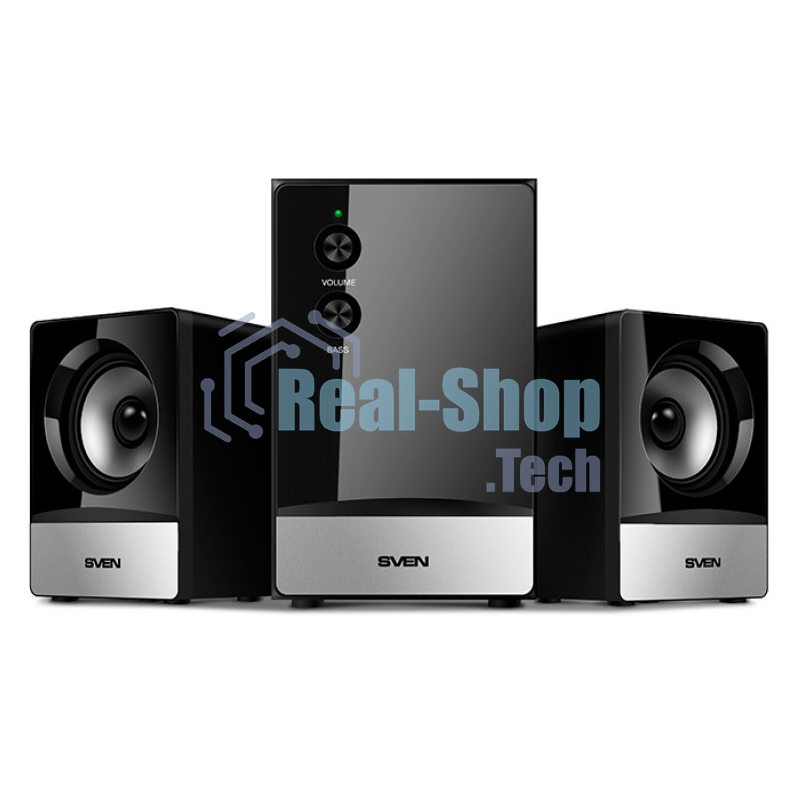 Акустическая система SVEN MS-90 черный (2x2.5W+ сабвуфер 5W, дерево)