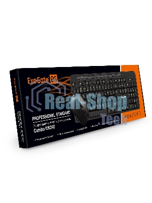 Комплект клавиатура+мышь ExeGate Professional Standard Combo MK240 беспроводной, USB, 1200 DPI, чёрный