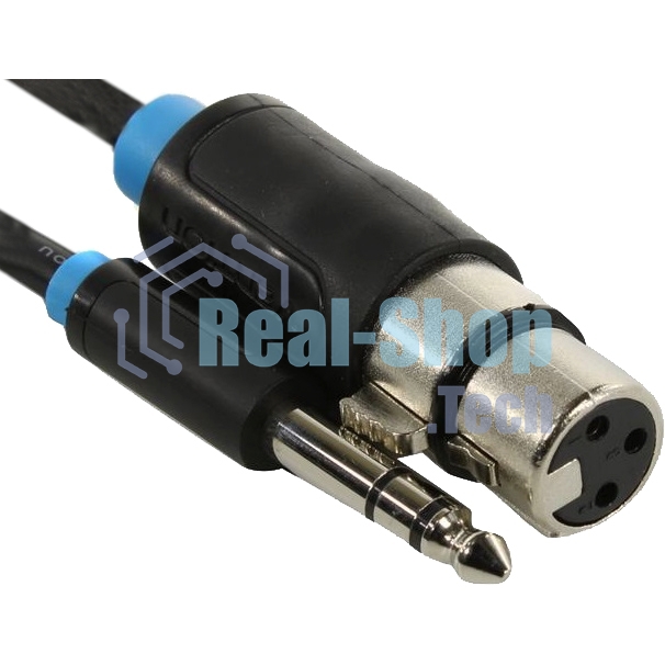 Кабель Vention аудио Jack 6.5 M/XLR F - 1.5м