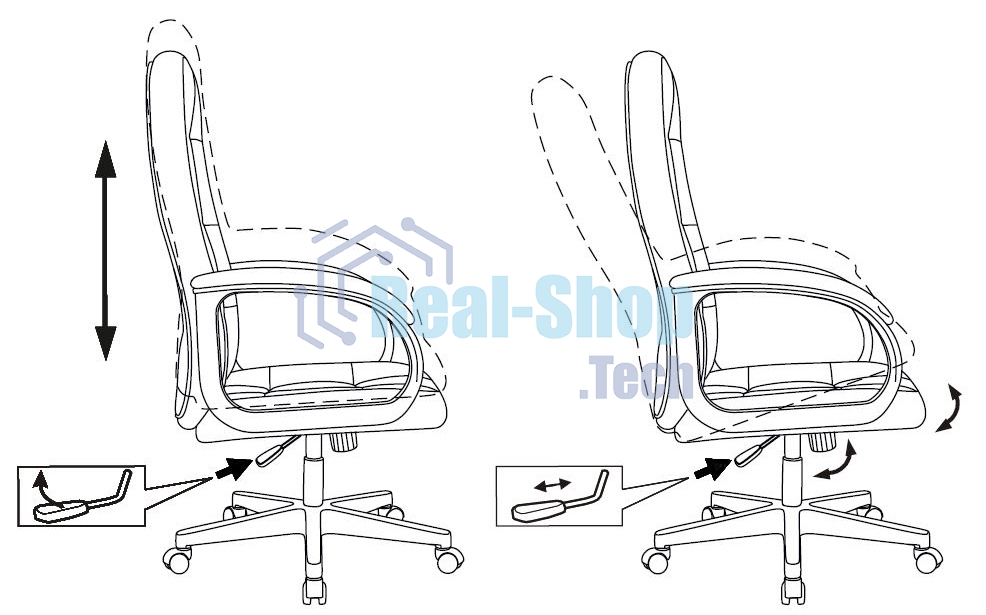 Кресло руководителя Бюрократ CH 002 OR-10 слоновая кость, эко.кожа, крестов. пластик