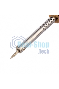 Паяльник Sparta с ручкой из дерева, 40 Вт