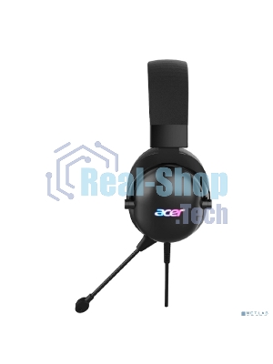 Гарнитура Acer AHW122 чёрный, проводная, USB, подсветка