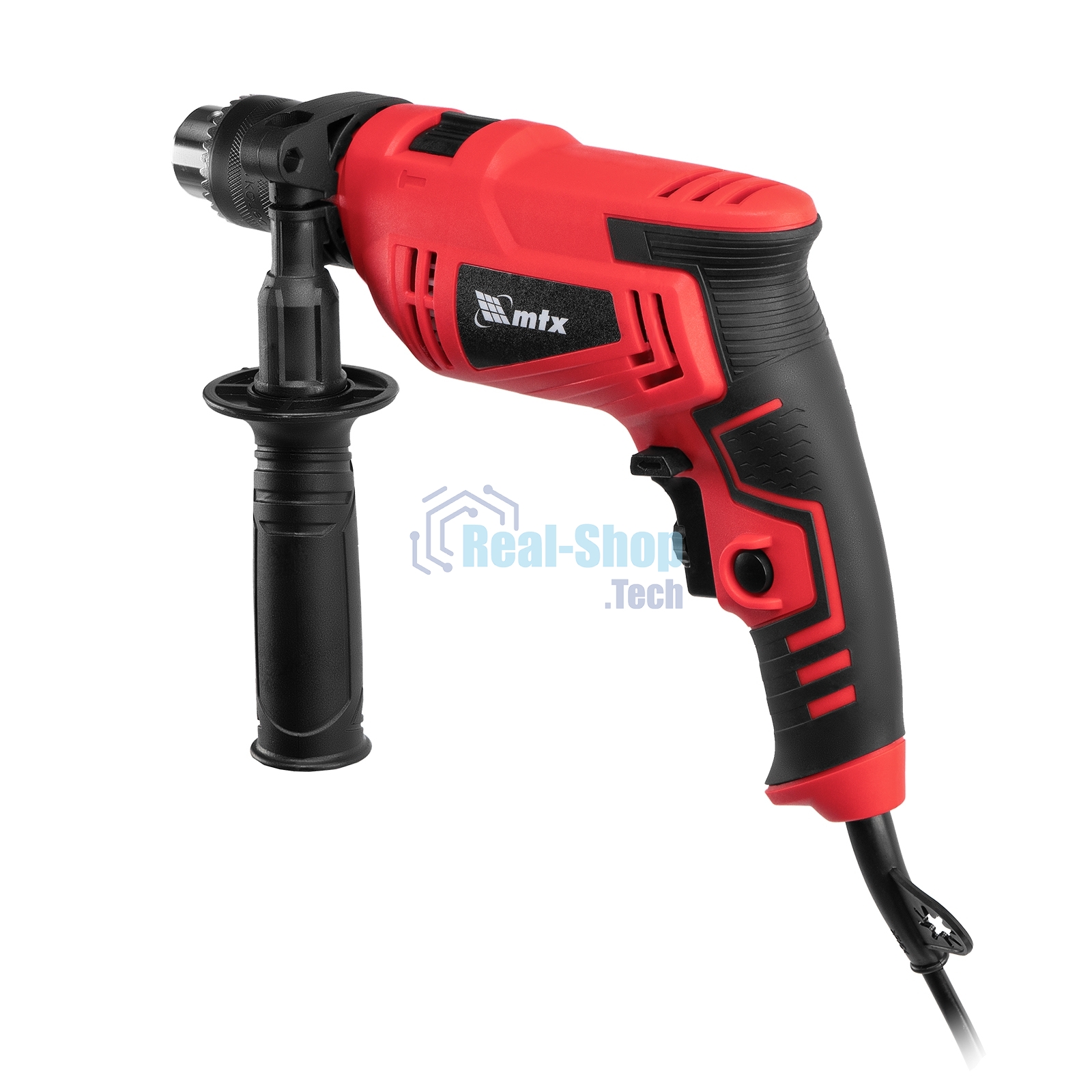 Дрель ударная MTX MID-600, 600 Вт, 0-3000 об/мин, 0-48000 уд/мин