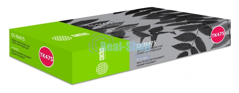 Картридж лазерный Cactus CS-TK475 черный (15000 стр.) для Kyocera FS-6025/B/6030