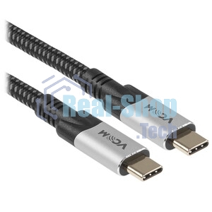 Кабель USB4 TypeC(M)--TypeC(M), 5K@60Hz, 8K@30Hz 40Gbps, PD 240W, VCOM, 1.5м CU560-1.5M