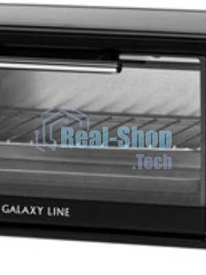 Мини-печь Galaxy Line GL 2625, черный, 8 л, 1000 Вт, таймер на 60 минут, индикатор работы, автоотключение