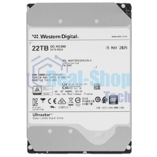 Жесткий диск SAS 22TB 7200RPM 12Gb/S 512MB DC HC580 WUH722422AL5204_0F62791 WESTERN DIGITAL