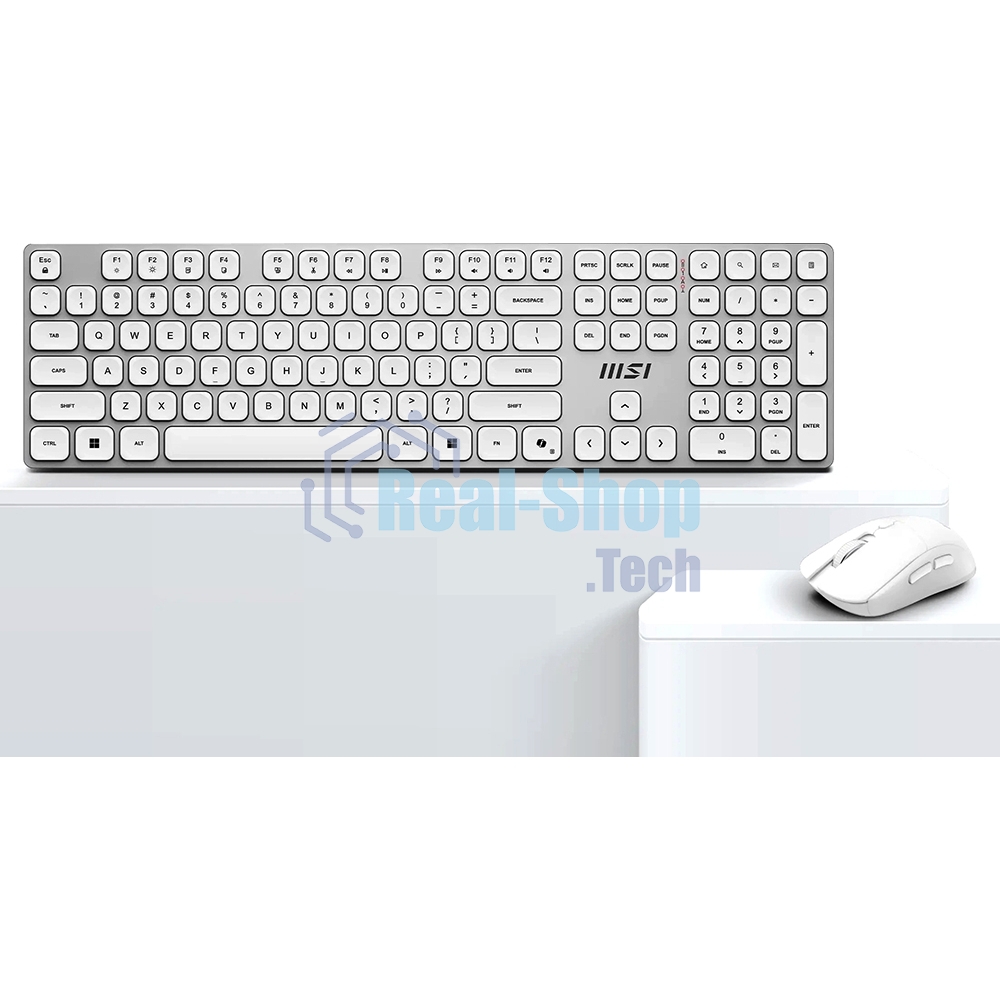 Комплект клавиатура и мышь MSI FORGE K210 W COMBO WHITE RU