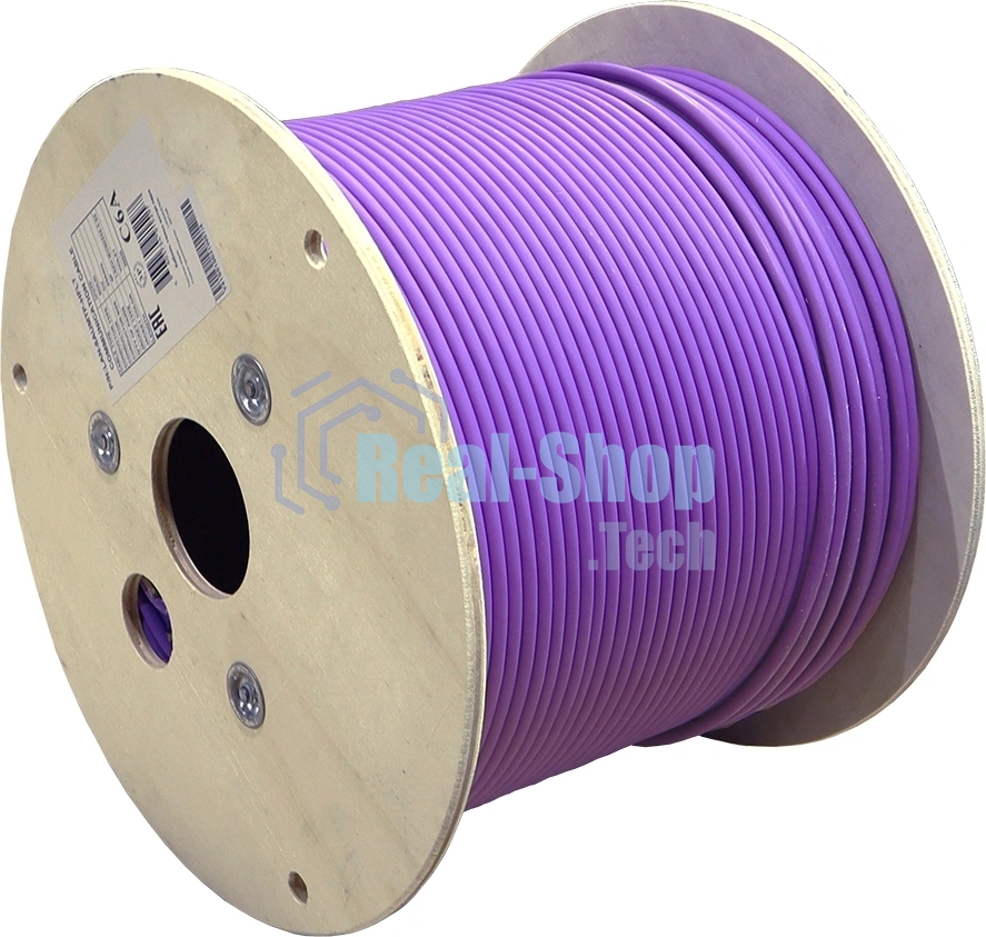 Кабель информационный Lanmaster LAN-6AUTP-HFLT-VI кат.6A UTP 4 пары 23AWG LSZH внутренний 305м фиолетовый