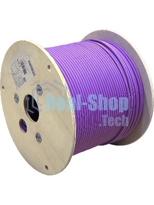 Кабель информационный Lanmaster LAN-6AUTP-HFLT-VI кат.6A UTP 4 пары 23AWG LSZH внутренний 305м фиолетовый