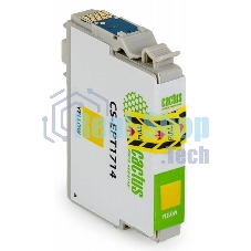 Картридж струйный Cactus CS-EPT1714 17XL желтый (10 мл) для Epson Expression Home XP-33/103/203/207/303/306/403/406