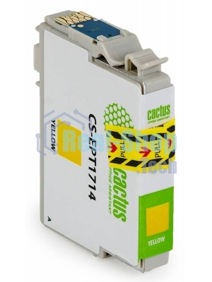Картридж струйный Cactus CS-EPT1714 17XL желтый (10 мл) для Epson Expression Home XP-33/103/203/207/303/306/403/406