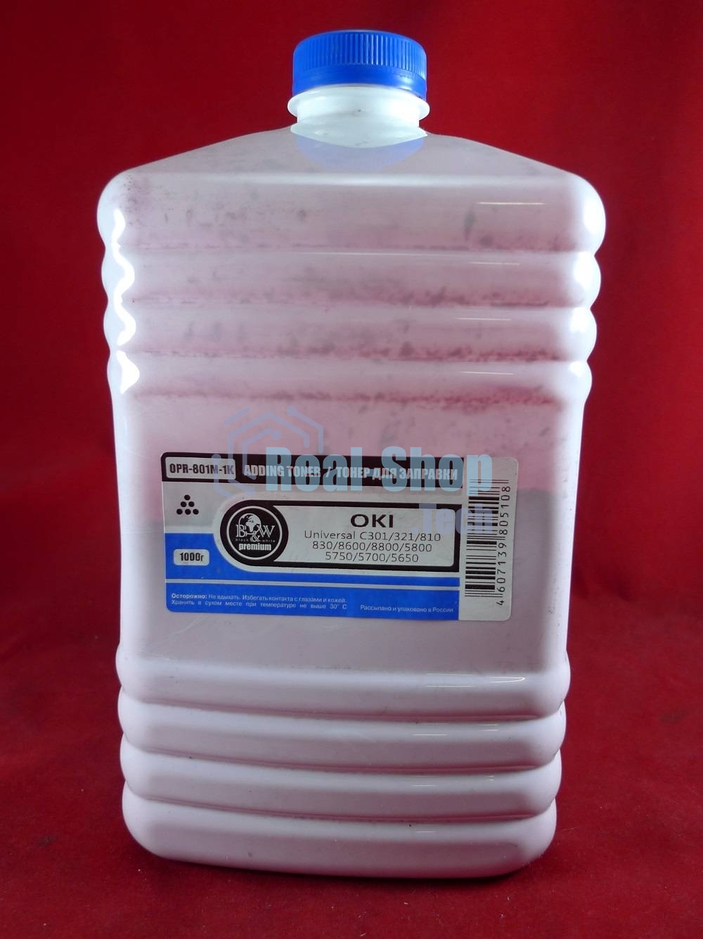 Тонер OKI Universal C301/321/610/810/830/910/930/3100/3200/3300/3400/3450/3530/3600/8600/8650/8800/5100/5200/5300/5400/5510/5850/5800/5750/5700/5650/5950/MC860, Ricoh SP c720 Cyan (кан., 1кг) B&W Magenta (Tomoegawa) - фас.России