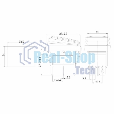 Выключатель клавишный Rexant 250V 15А (4с) ON-OFF зеленый с подсветкой, влагозащита