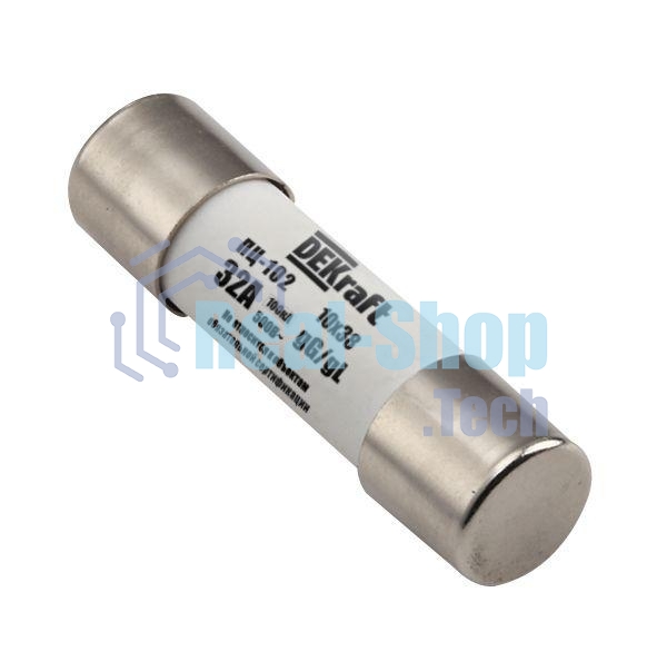 Предохранитель цилиндрический DEKraft 4А 10х38 ПЦ-102 SchE 21361DEK