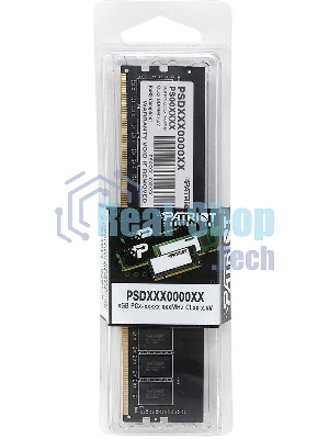 Оперативная память Patriot Signature, DDR4, 16GB (1x16 GB), 3200 MHz, CL22, DIMM