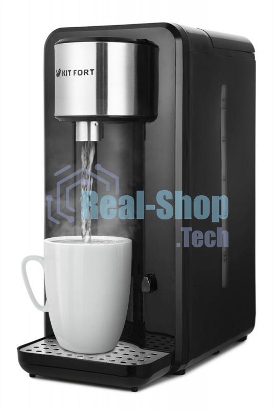 Термопот Kitfort КТ-2504 2.5л. 2000Вт черный/серебристый