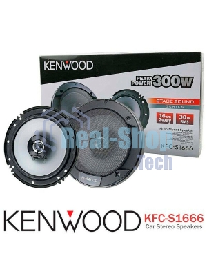 Колонки автомобильные Kenwood KFC-S1666 330Вт 87дБ 4Ом 16см (6.5дюйм) (ком.:2кол.) коаксиальные двухполосные