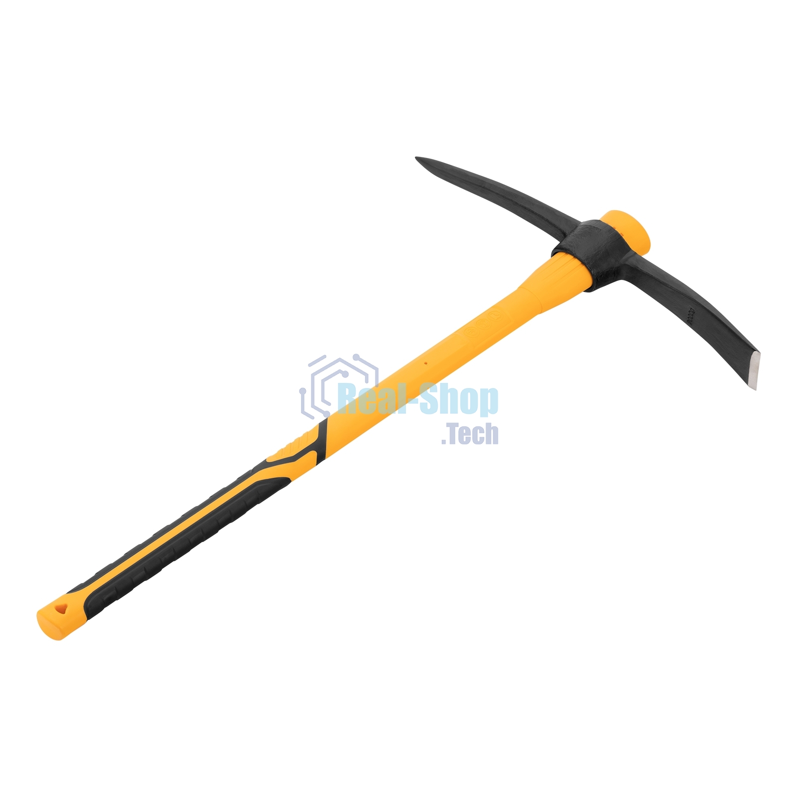 Кирка Denzel 2000 г, узкая, фиберглассовая обрезиненная рукоятка 900 мм