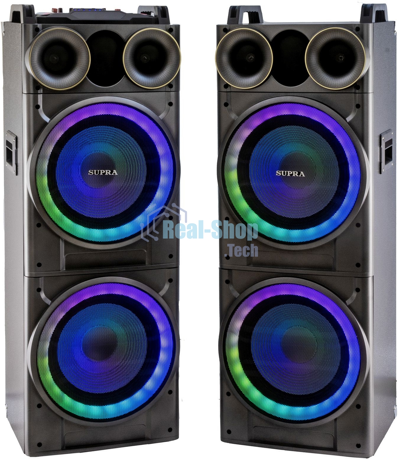 Минисистема SUPRA SMB-2150 черный 1200Вт FM USB BT SD (в комплекте: активн.+пассив.колонки)