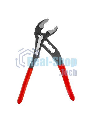 Переставные клещи Matrix 180 мм, кнопочный механизм, хром-ванадий, обливные рукоятки