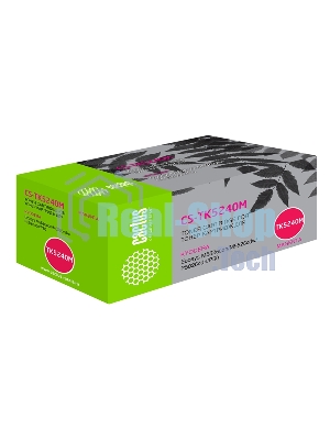 Картридж лазерный Cactus CS-TK5240M пурпурный (3000 стр.) для Kyocera Ecosys M5526cdn/M5526cdw/P5026cdn/P5026cdw