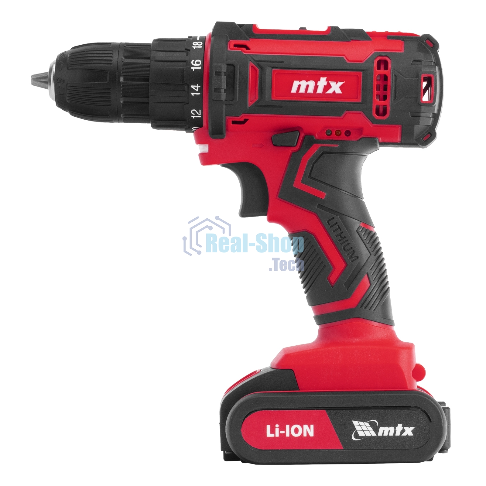 Дрель-шуруповерт аккумуляторная MTX CDS-20, Li-Ion, 20 В