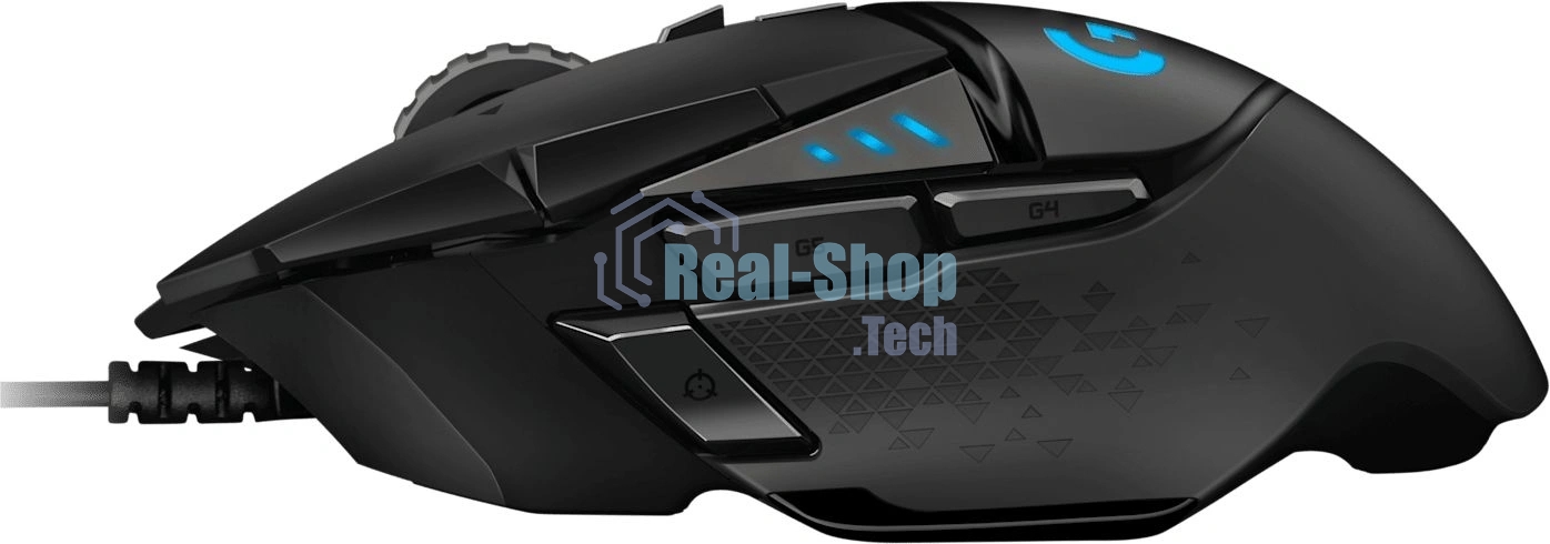 Мышь проводная Logitech G502 HERO черный, 25600 dpi, USB, кнопки - 11