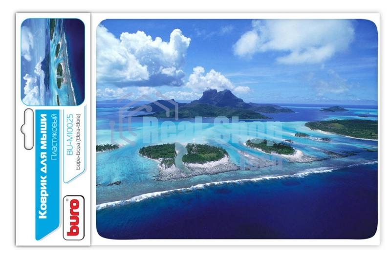 Коврик для мыши Buro BU-M10025 рисунок/Бора-Бора