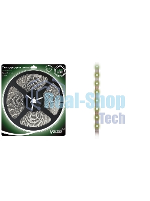 Лента светодиодная GAUSS 312000605 LED 2835/60-SMD 4.8W 12V DC зеленый блистер 5м