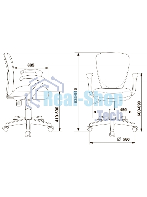 Кресло Бюрократ KD-W10AXSN/26-22 красный, ткань, 120 кг