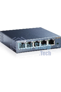 Коммутатор TP-Link SOHO TL-SG105 5-port Desktop Gigabit Switch, 5 10/100/1000M RJ45 ports, metal case