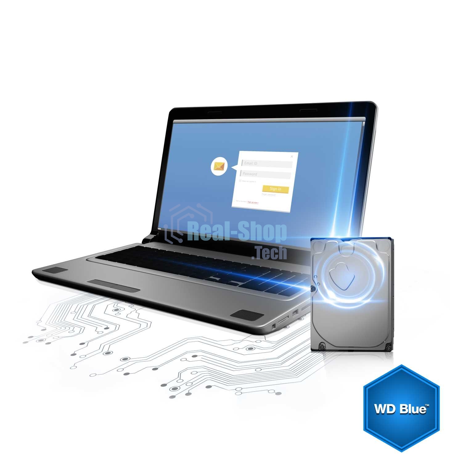 Жесткий диск Western Digital Original SATA-III 500Gb WD5000AZLX Blue (7200rpm) 32Mb 3.5
