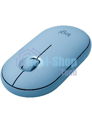 Мышь беспроводная Logitech Pebble M350 серый, 1000 dpi, радиоканал, Bluetooth, USB, кнопки - 3