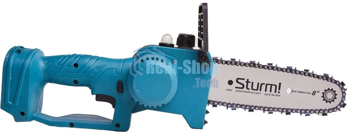 Аккумуляторная цепная пила б/щ Sturm!, 18 В, 1BatterySystem, шина 20 см, без ЗУ и АКБ CSC1808BL